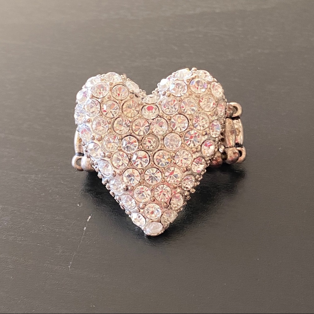 Betsey Johnson heart ring